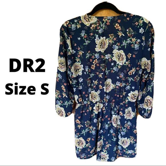 DR2 Women's Small Floral Romper Shorts Size S - Picture 3 of 7